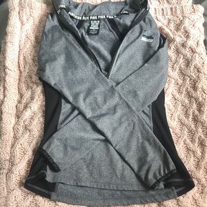 PINK half-zip sweatshirt